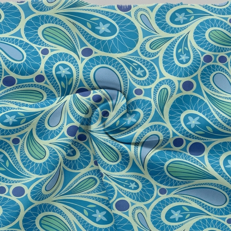 Paisley Swirl Cotton Fabric
