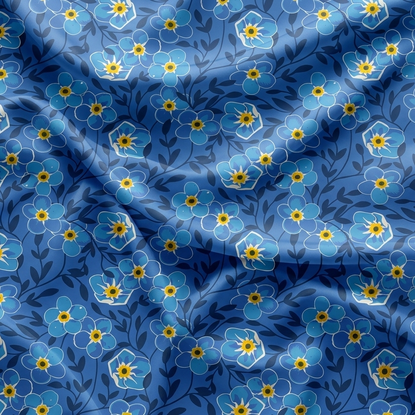 Small Scattered Floral Cotton Fabric