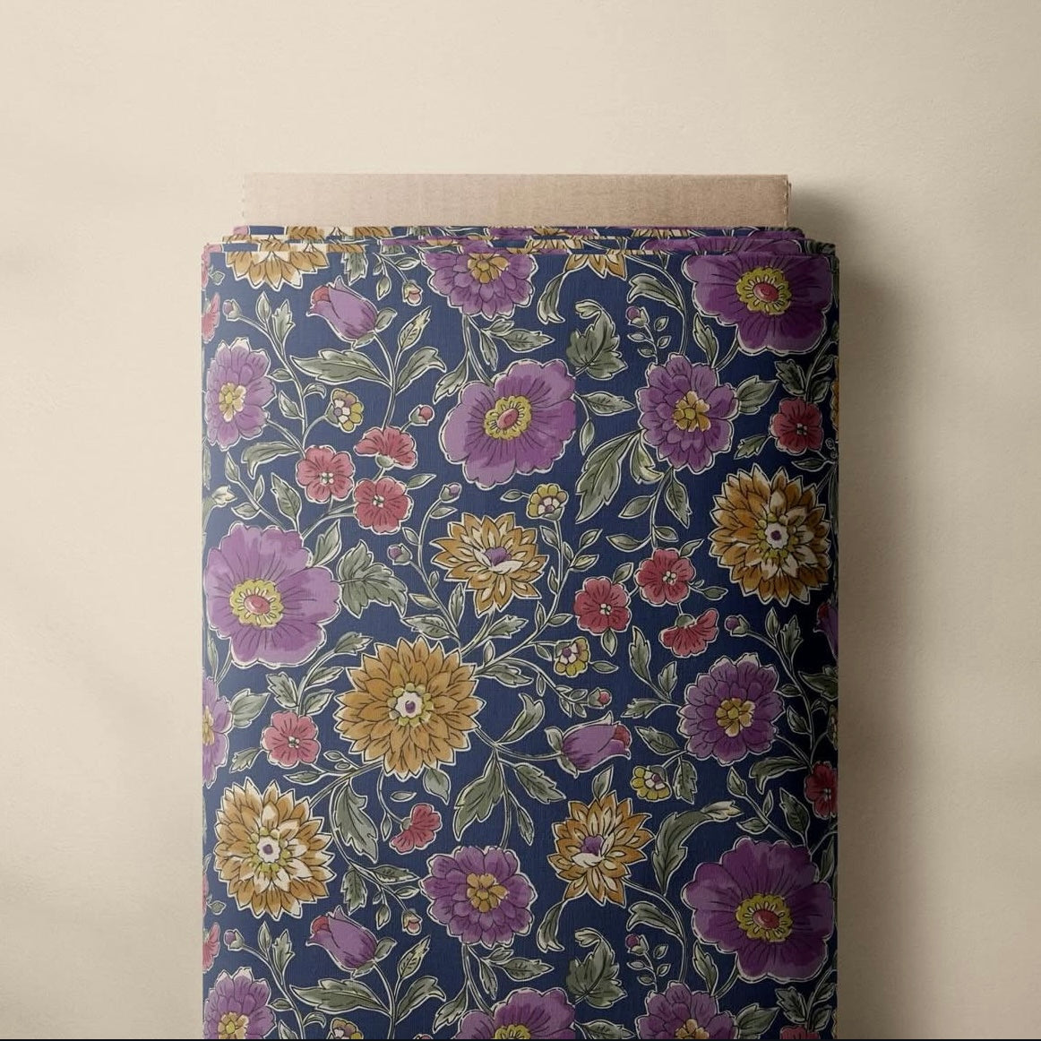 Dense Garden Floral Cotton Fabric